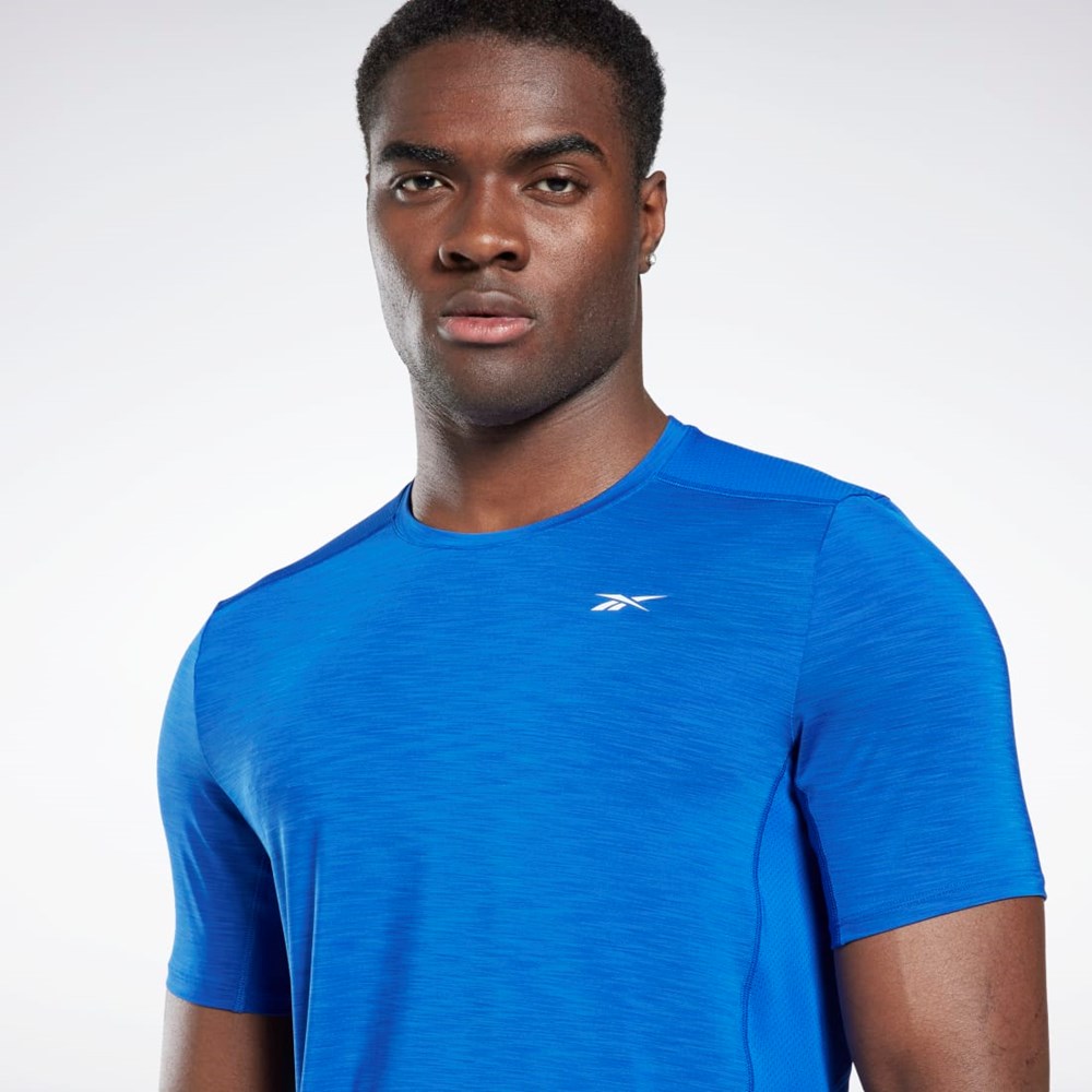 Reebok ACTIVCHILL Athlete T-Shirt Blå | EXINA-8704