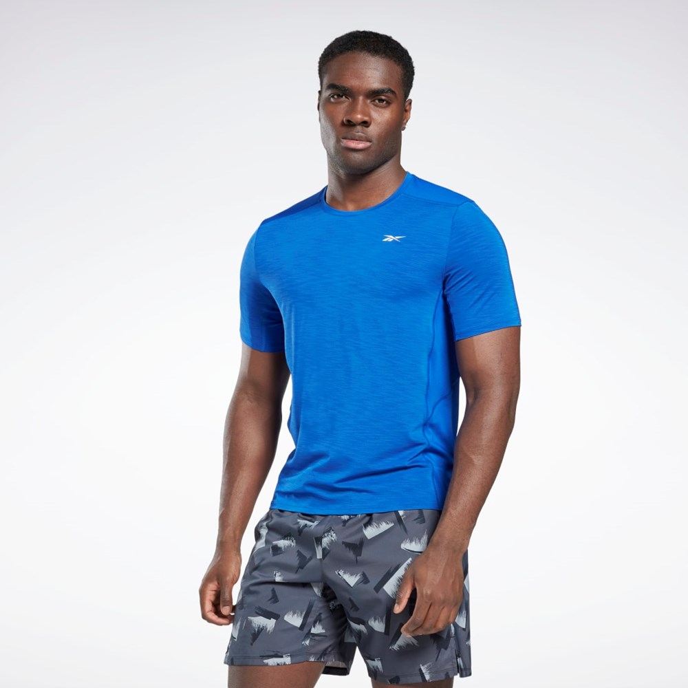 Reebok ACTIVCHILL Athlete T-Shirt Blå | EXINA-8704