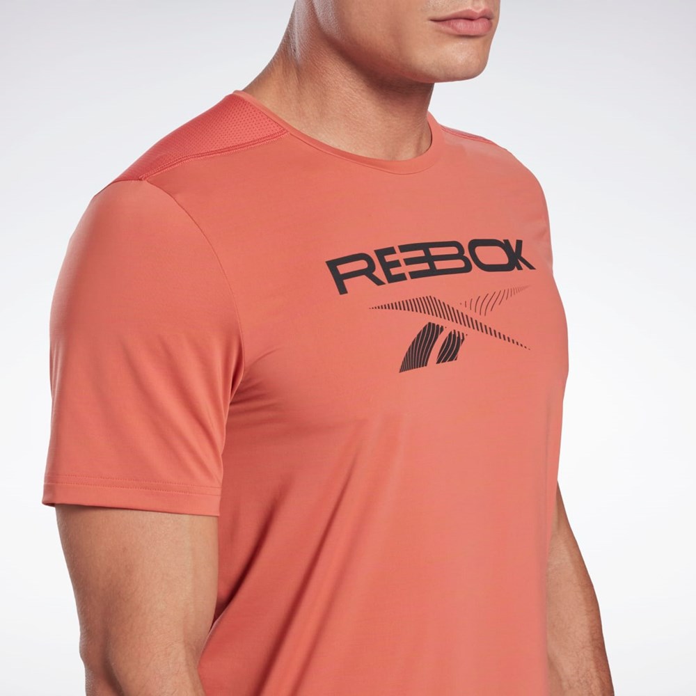 Reebok ACTIVCHILL Tryck Move T-Shirt Rhodonite | KVSCQ-2564