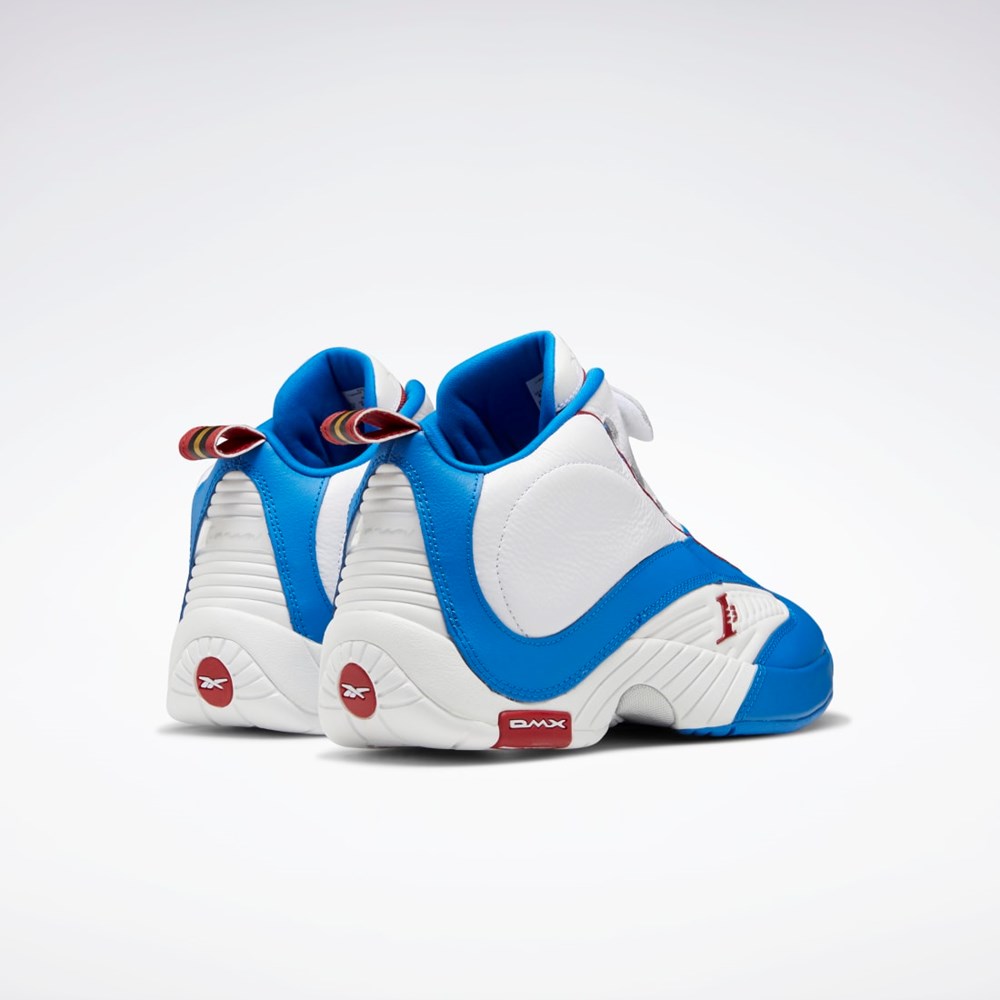 Reebok Answer IV Basketball Shoes Blå Vita Röda | COKIZ-4217