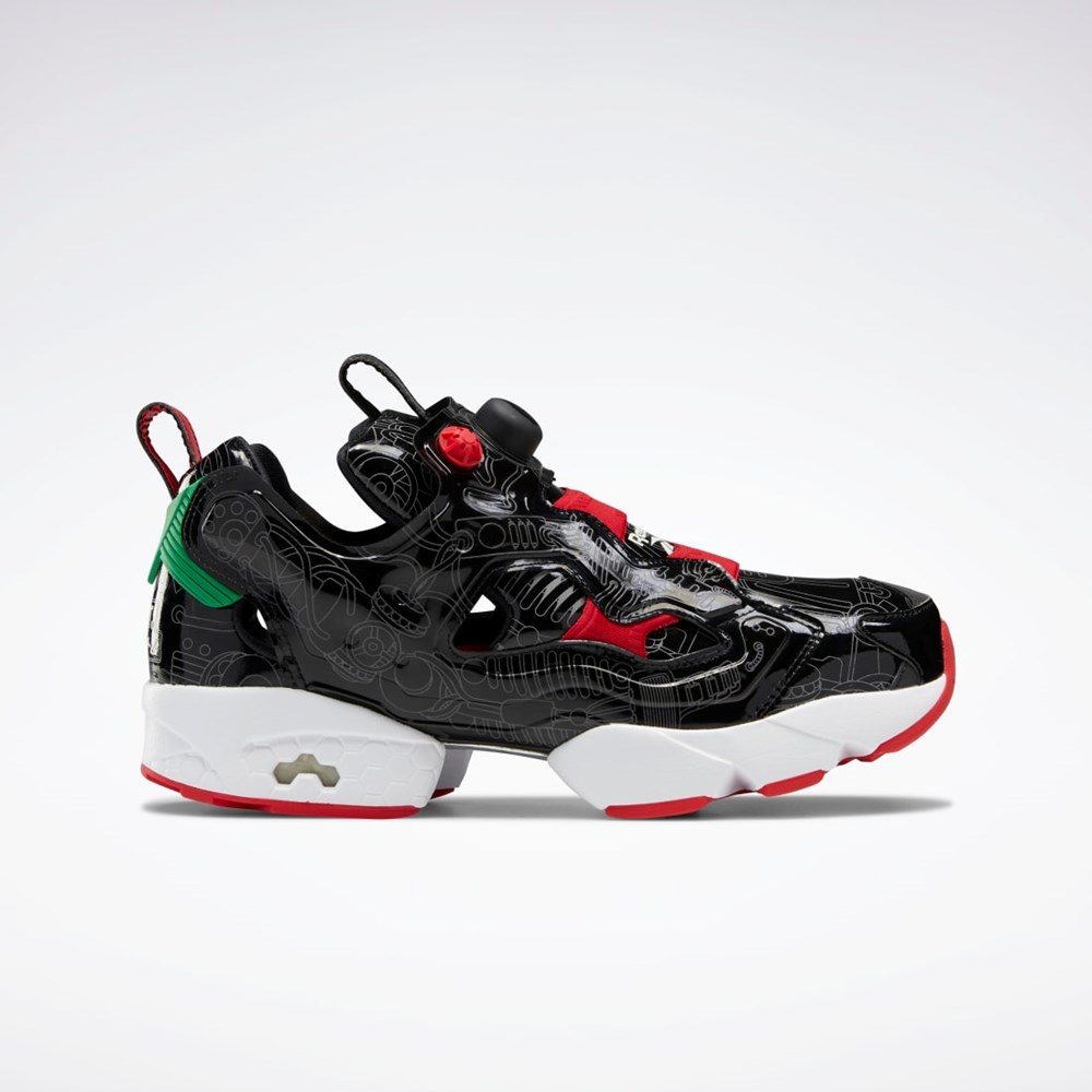 Reebok BAIT X Astro Boy Instapump Fury Svarta Vita Gröna | YRGLJ-3957