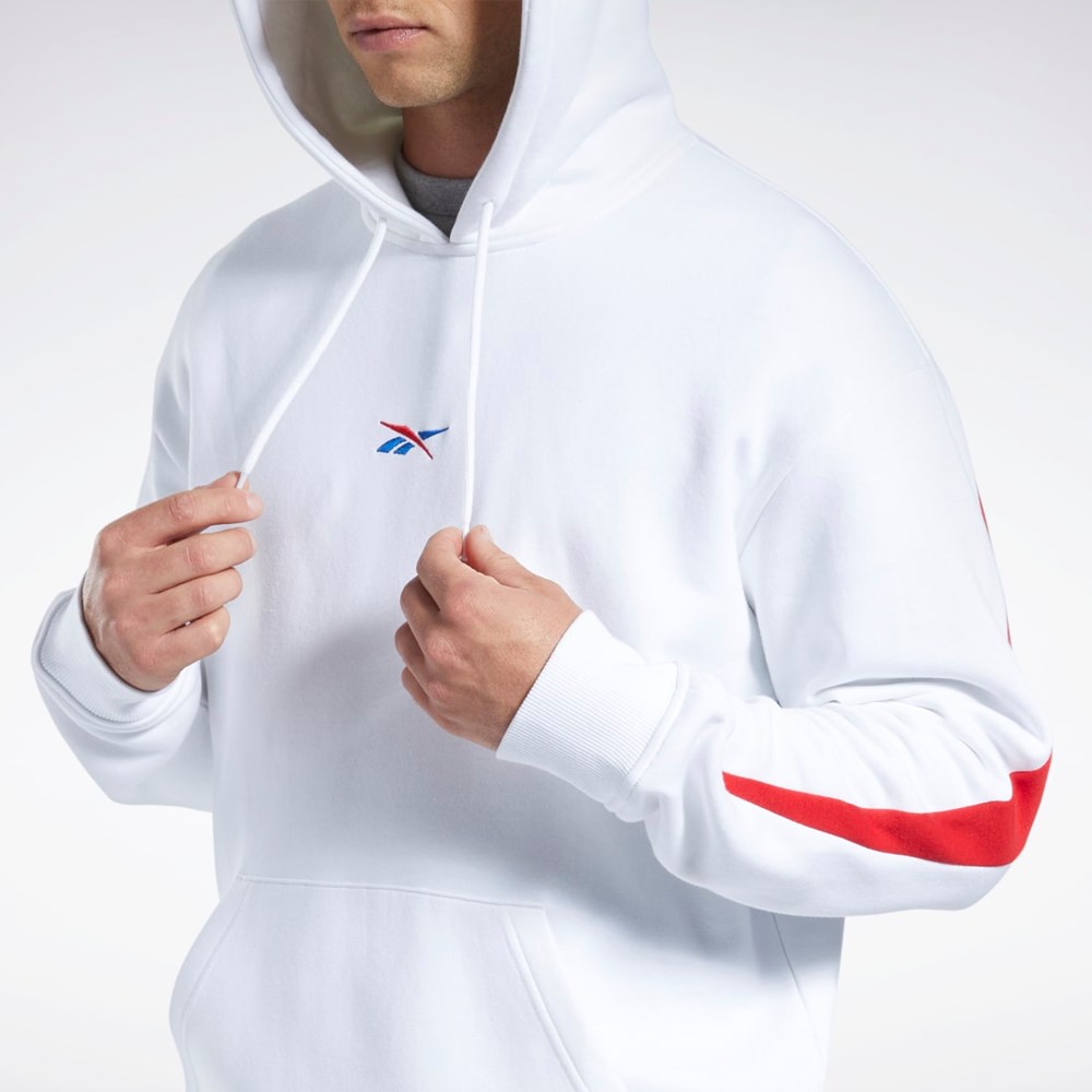 Reebok Basketball Reebok DNA Back Vector Hoodie Vita | KEFRP-3152