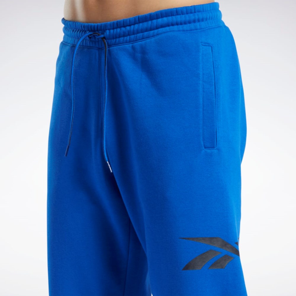 Reebok Basketball Vector Fleece Joggers Blå | PHSNQ-7653