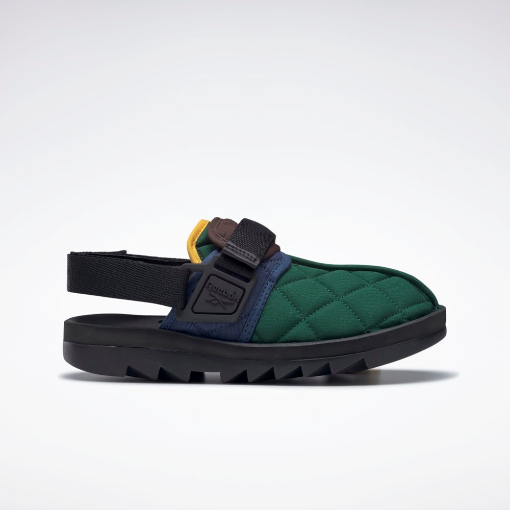 Reebok Beatnik Slides Blå Mörkbruna Röda | FZYVD-5073