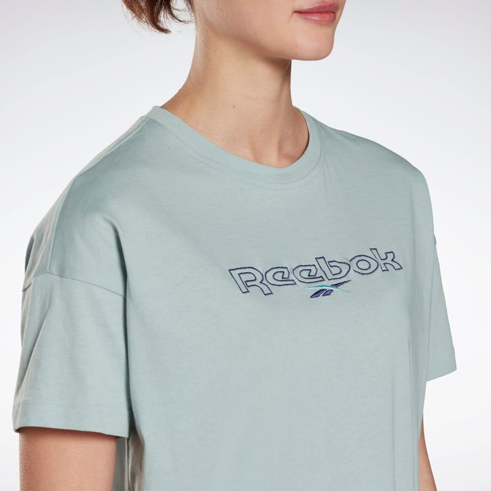 Reebok Brand T-Shirt Grå | GKMZW-3059