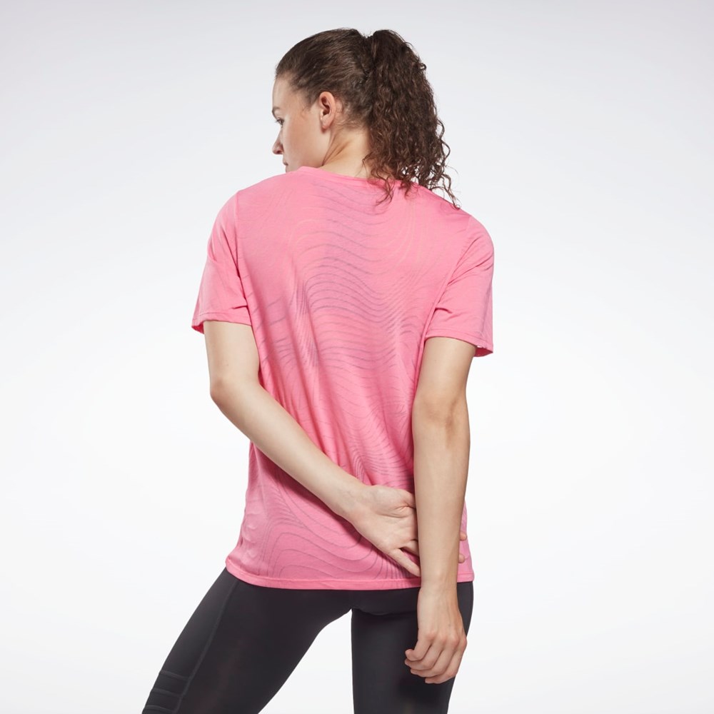 Reebok Burnout T-Shirt Rosa | UZNQG-0432