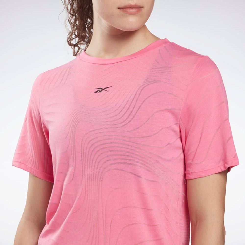 Reebok Burnout T-Shirt Rosa | UZNQG-0432