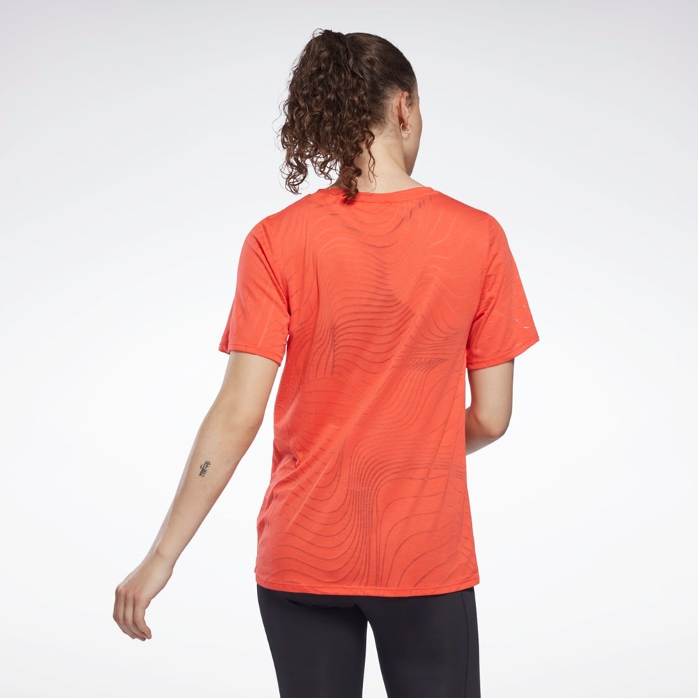 Reebok Burnout T-Shirt Röda | BNRMC-2069