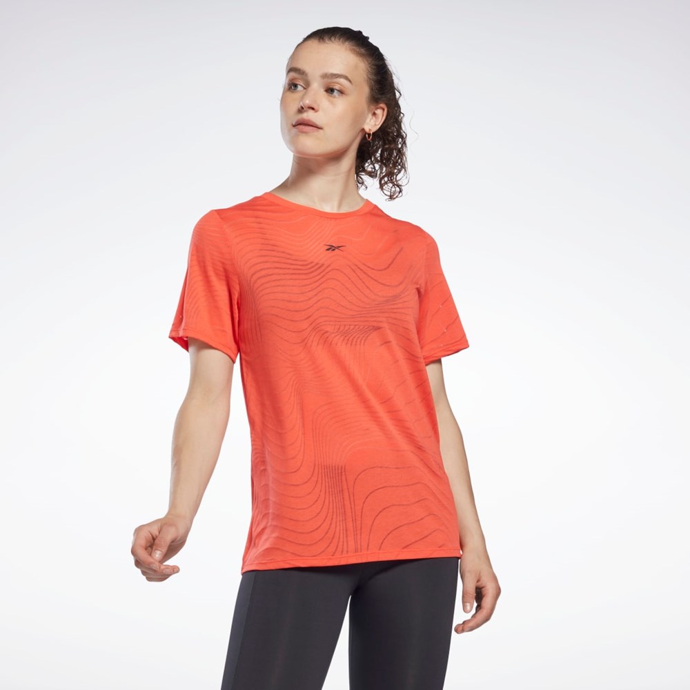 Reebok Burnout T-Shirt Röda | BNRMC-2069