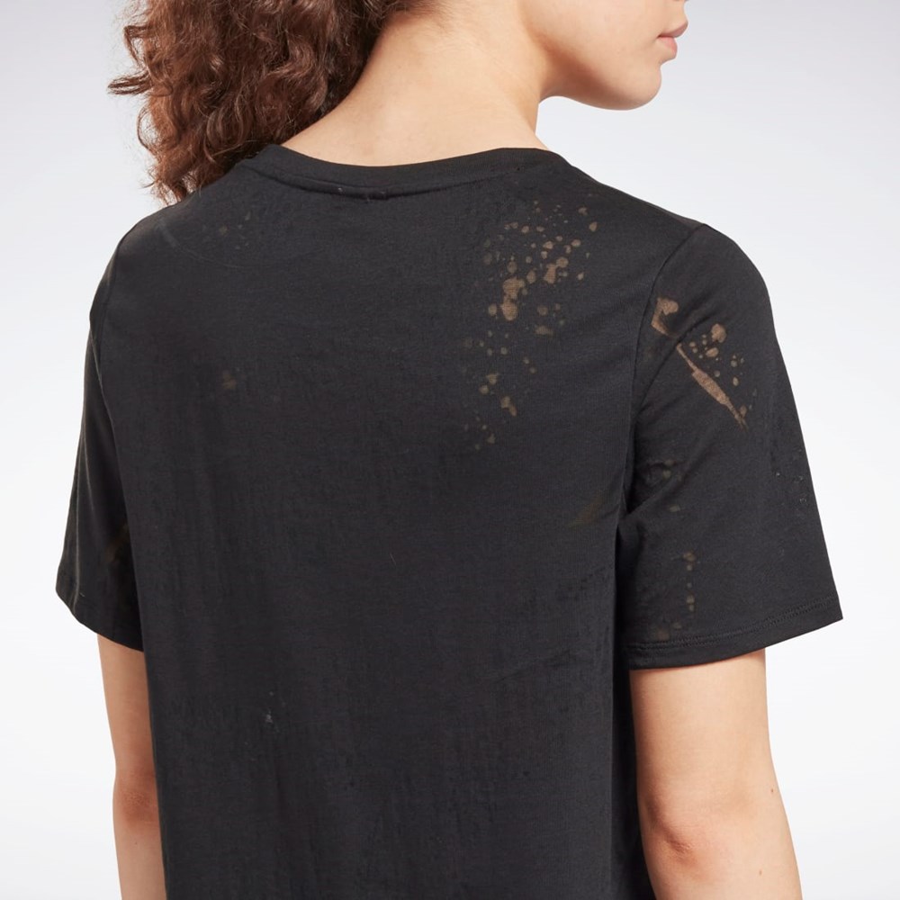 Reebok Burnout T-Shirt Svarta | ADCYL-6743