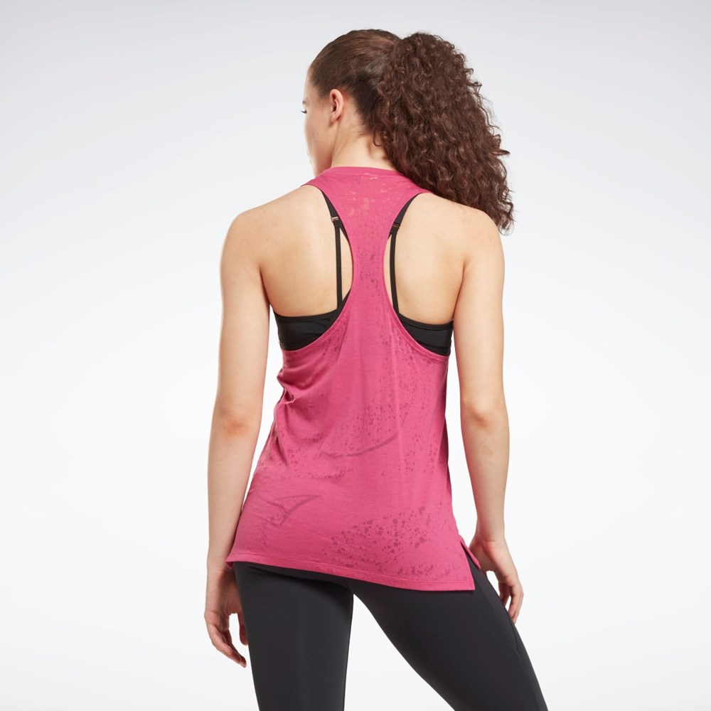 Reebok Burnout Tank Top Rosa | JQFOH-4573