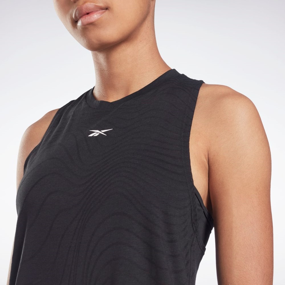 Reebok Burnout Tank Top Svarta | VYJFZ-1279