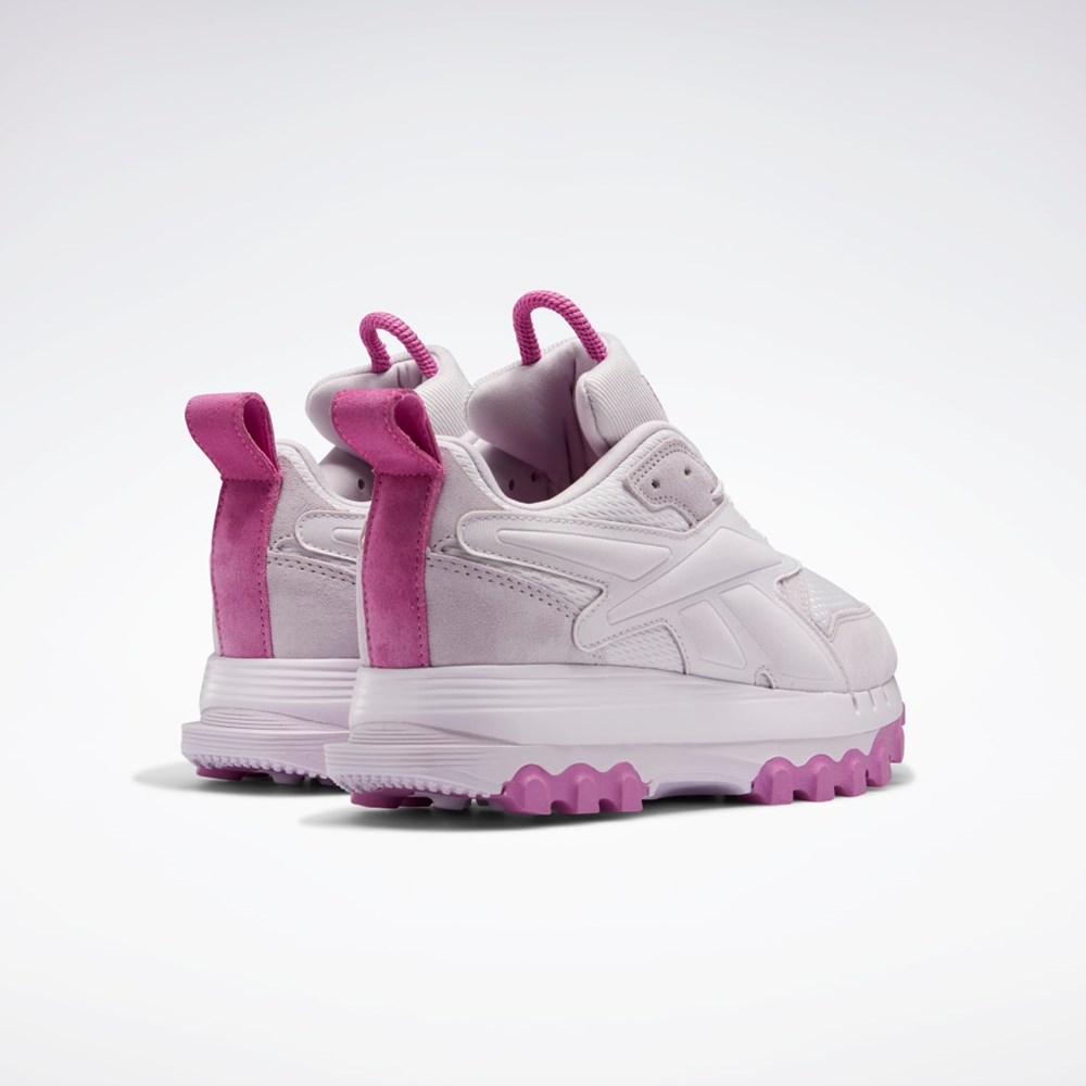 Reebok Cardi B Classic Leather V2 Shoes Quartz Glow / Quartz Glow / Ultraberry | MERDS-4512