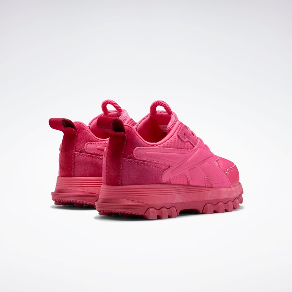 Reebok Cardi B Classic Leather V2 Shoes - Preschool Rosa Rosa Rosa | TXYVL-2460