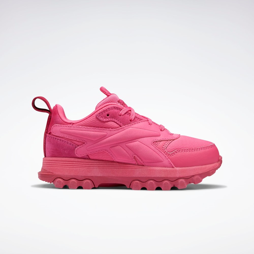 Reebok Cardi B Classic Leather V2 Shoes - Preschool Rosa Rosa Rosa | TXYVL-2460