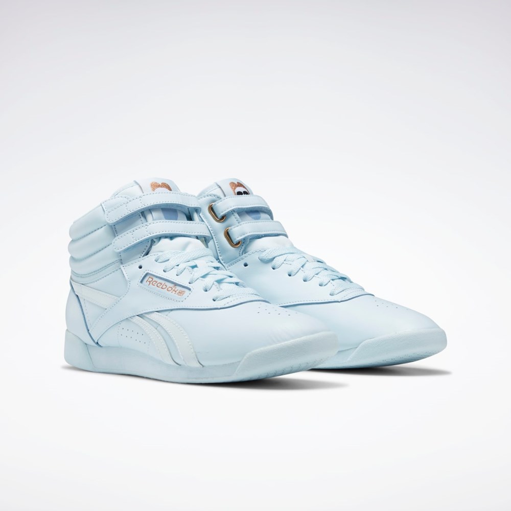 Reebok Cardi B Freestyle Hi Shoes Blå Blå Blå | JCSLV-8624