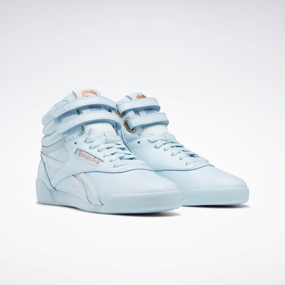 Reebok Cardi B Freestyle Hi Shoes - Grade School Blå Blå Blå | RHUET-7582