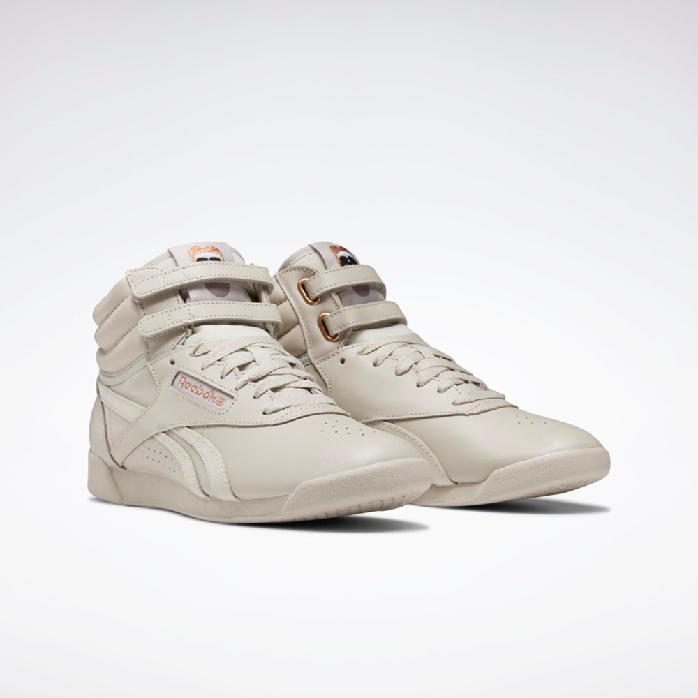 Reebok Cardi B Freestyle Hi Shoes Grå Vita | AFBCP-5843