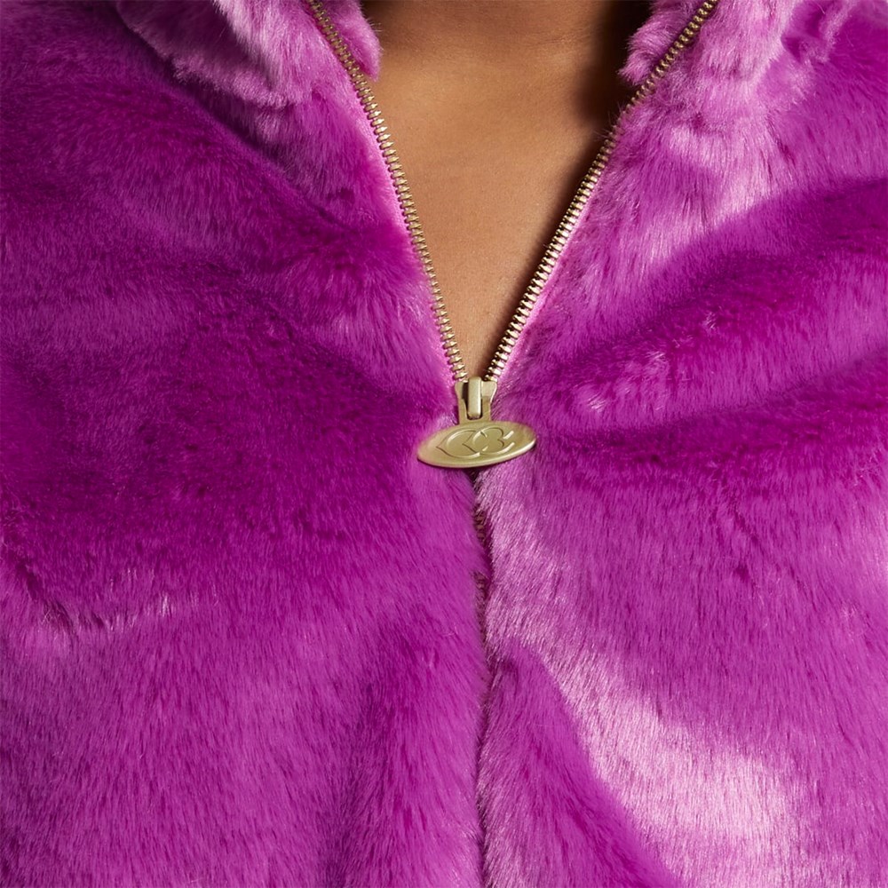 Reebok Cardi B Fur Ombre Jacket (Unisex) Ultraberry | KLXVT-3950