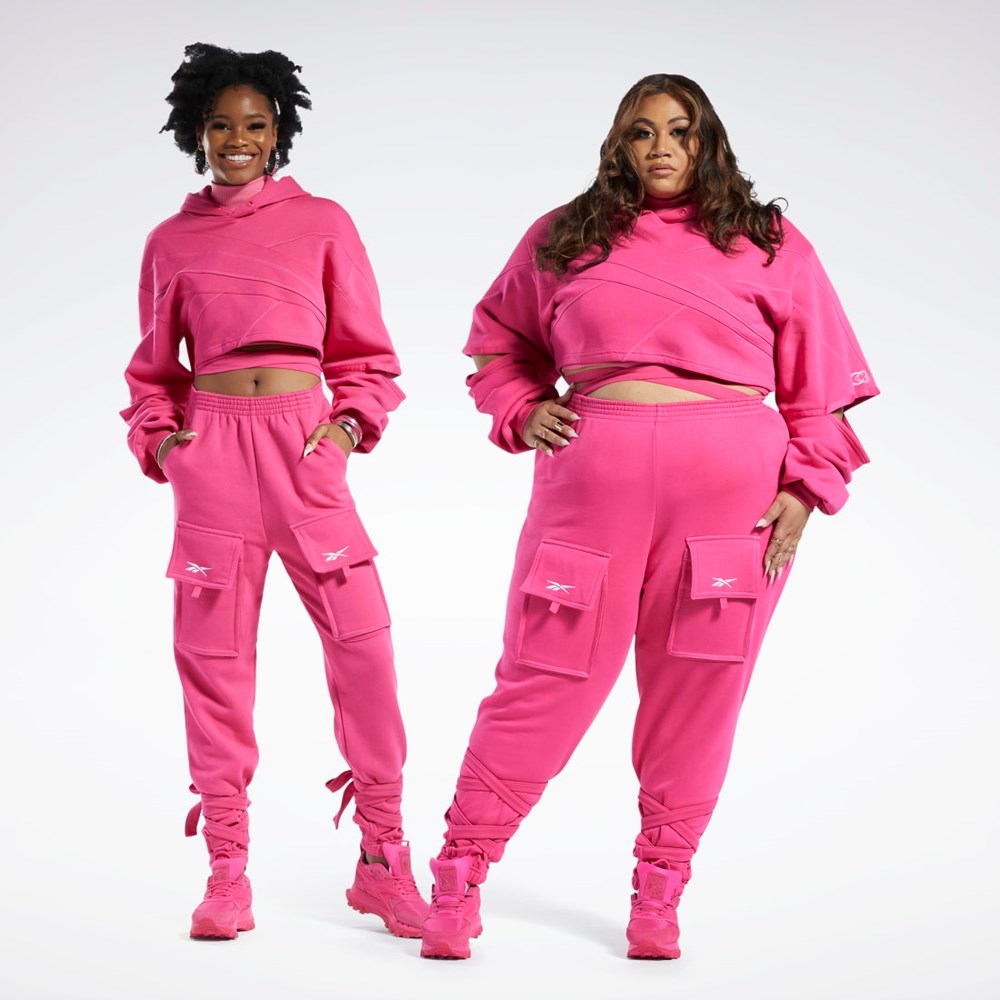 Reebok Cardi B Knit Pants Rosa | PZCSN-5346