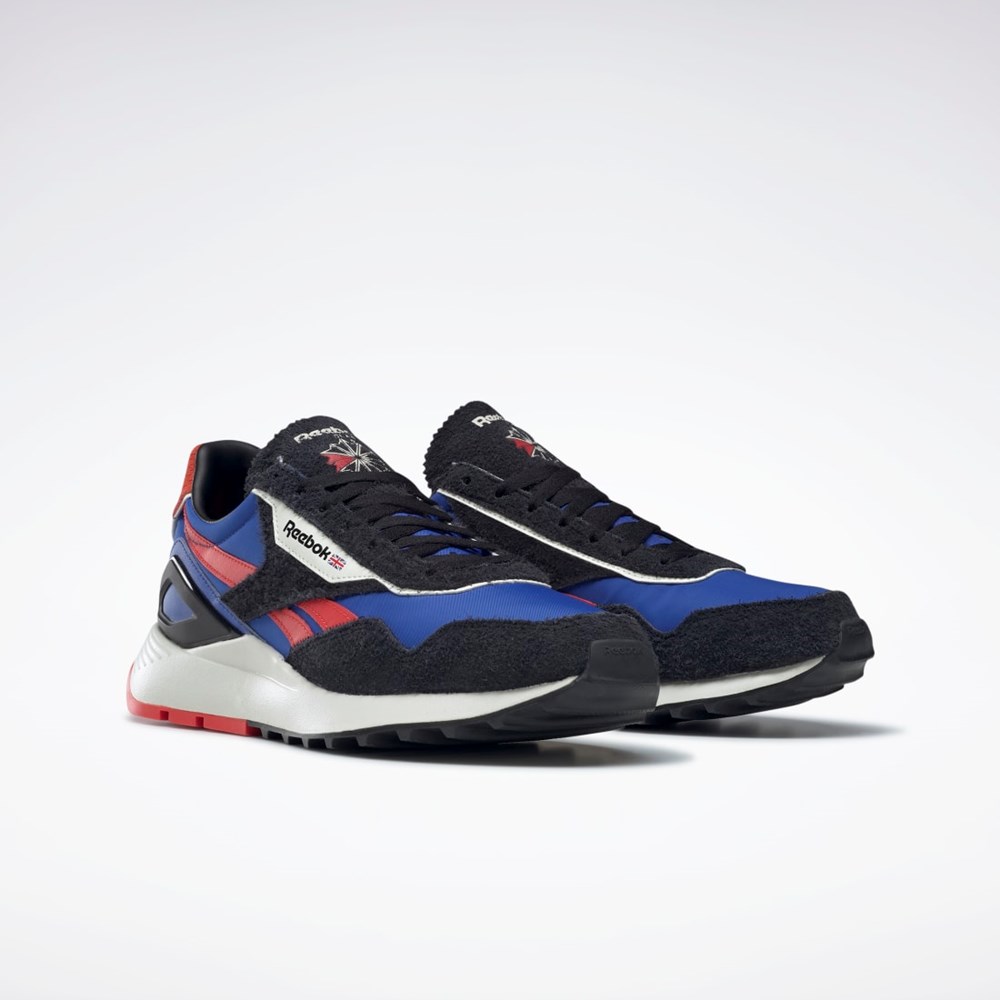 Reebok Classic Leather Legacy AZ Shoes Blå Röda Svarta | DPQCU-5326