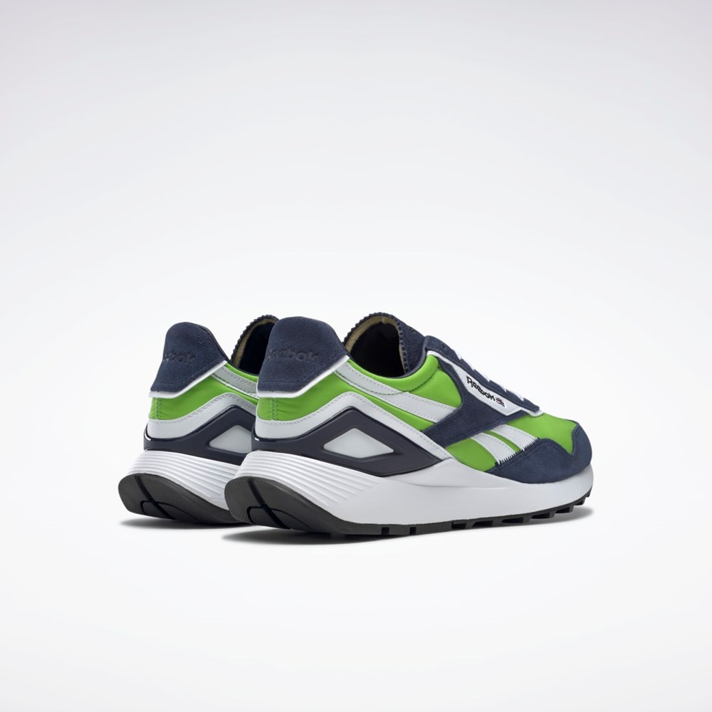 Reebok Classic Leather Legacy AZ Shoes Gröna Marinblå Vita | APOUS-2685