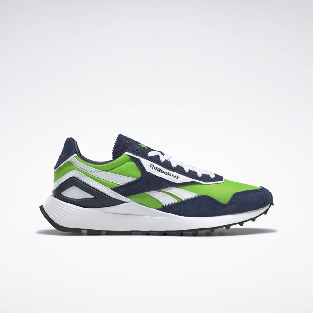 Reebok Classic Leather Legacy AZ Shoes Gröna Marinblå Vita | APOUS-2685