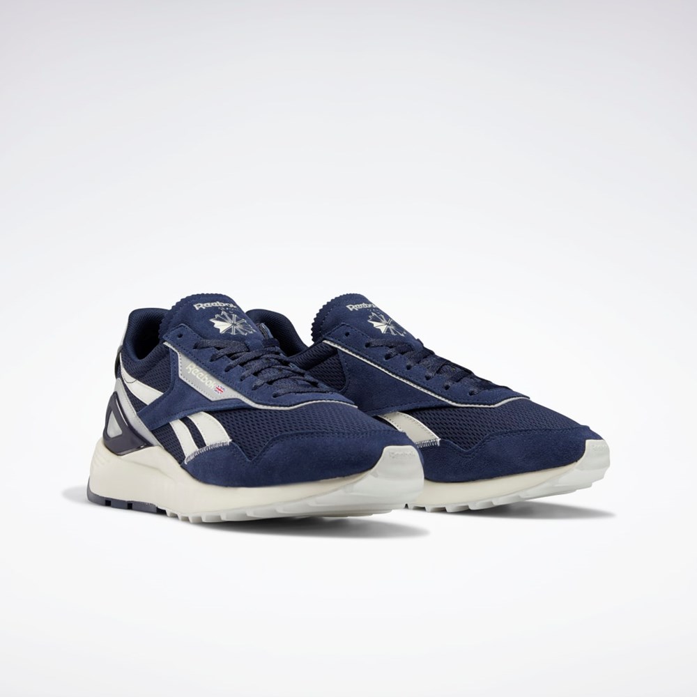 Reebok Classic Leather Legacy AZ Shoes Marinblå Grå | LAUBJ-8076