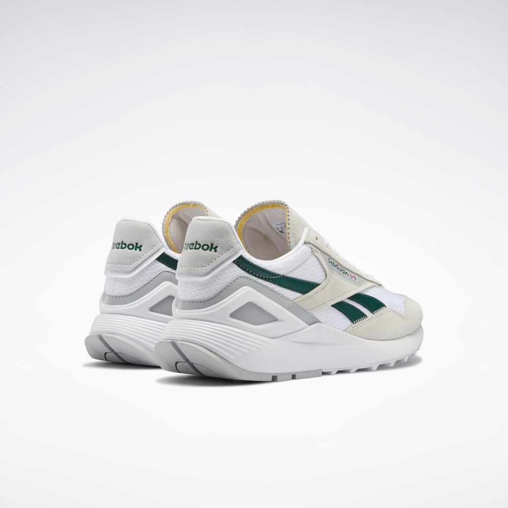 Reebok Classic Leather Legacy AZ Shoes Vita Mörkgröna Grå | TSXDA-9820