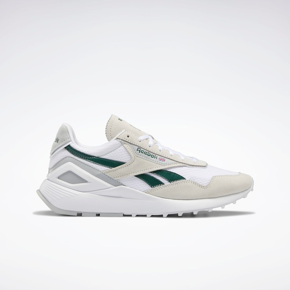 Reebok Classic Leather Legacy AZ Shoes Vita Mörkgröna Grå | TSXDA-9820