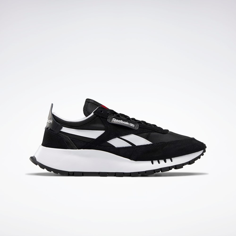 Reebok Classic Leather Legacy Shoes Svarta Grå Röda | AWISH-7520