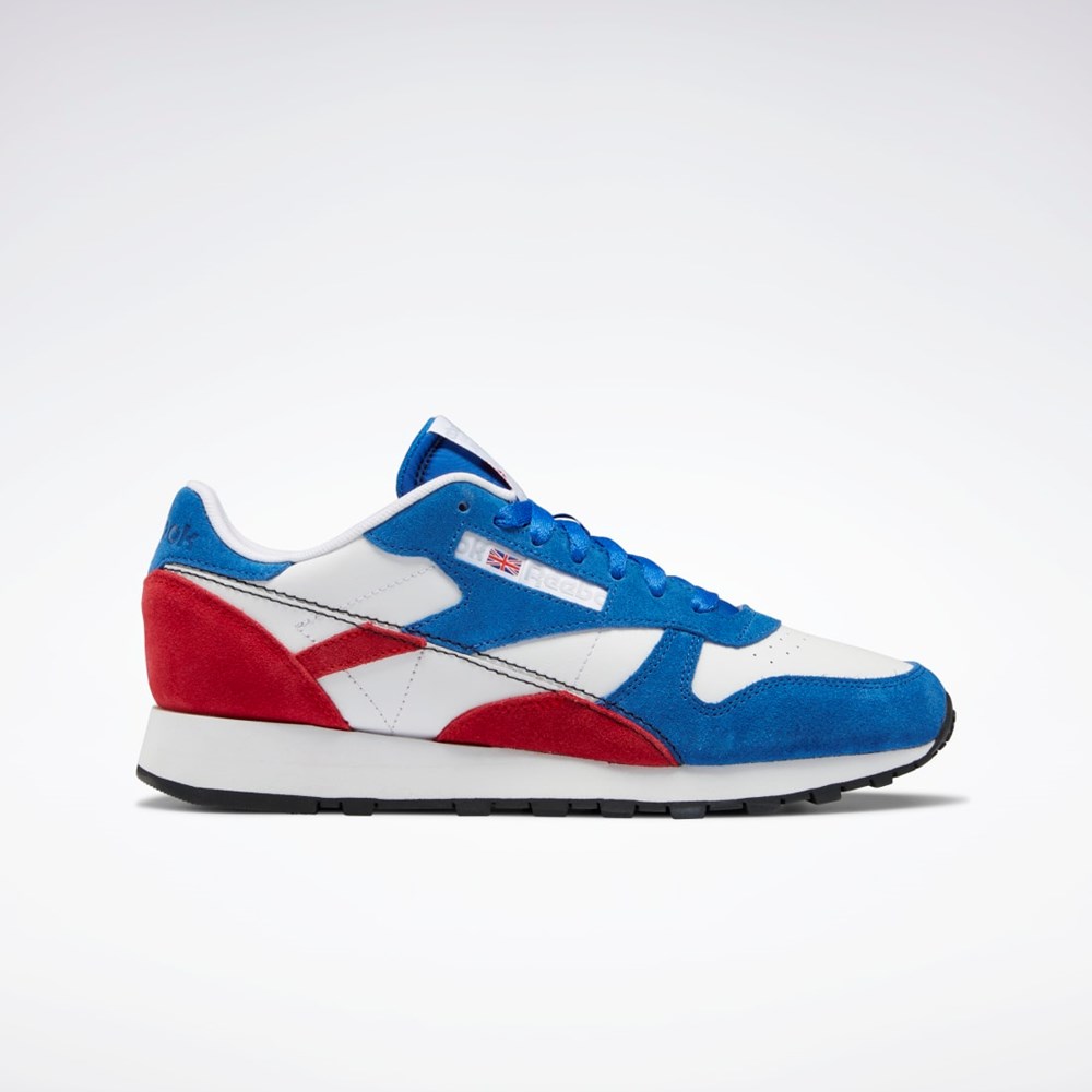 Reebok Classic Leather Make It Yours Shoes Blå Röda Vita | APUHR-2068