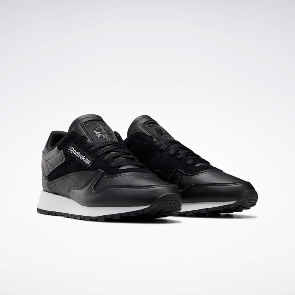 Reebok Classic Leather Make It Yours Shoes Svarta Grå Vita | FVCAE-6507