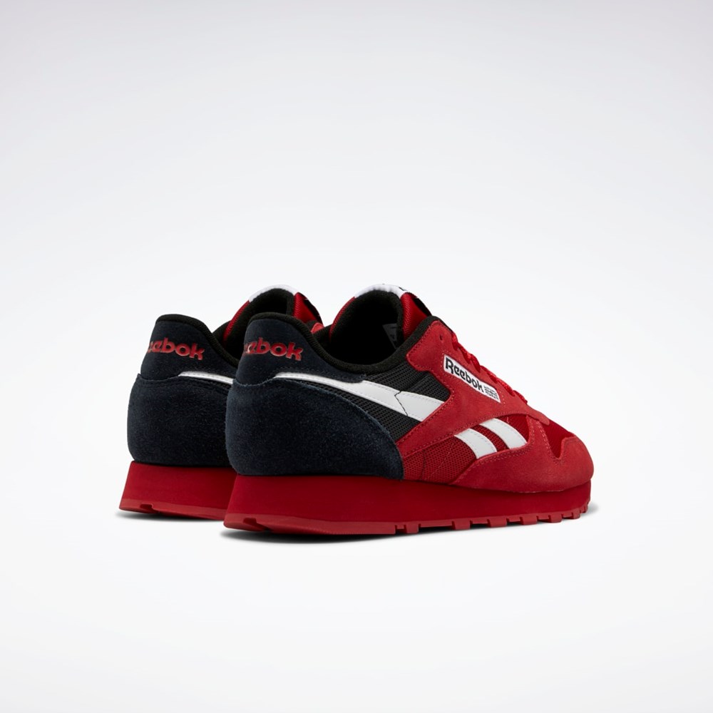 Reebok Classic Leather Make It Yours Shoes Röda Vita Svarta | NODKY-2914