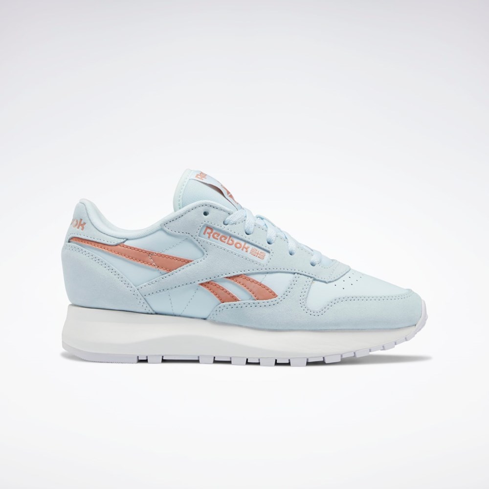 Reebok Classic Leather SP Shoes Blå Blå Korall | ZYUIC-3906