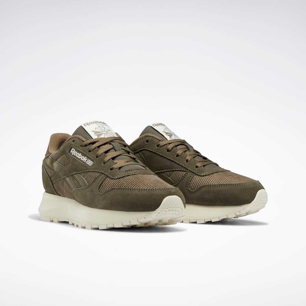 Reebok Classic Leather SP Shoes Gröna Gröna Vita | SFORW-2098