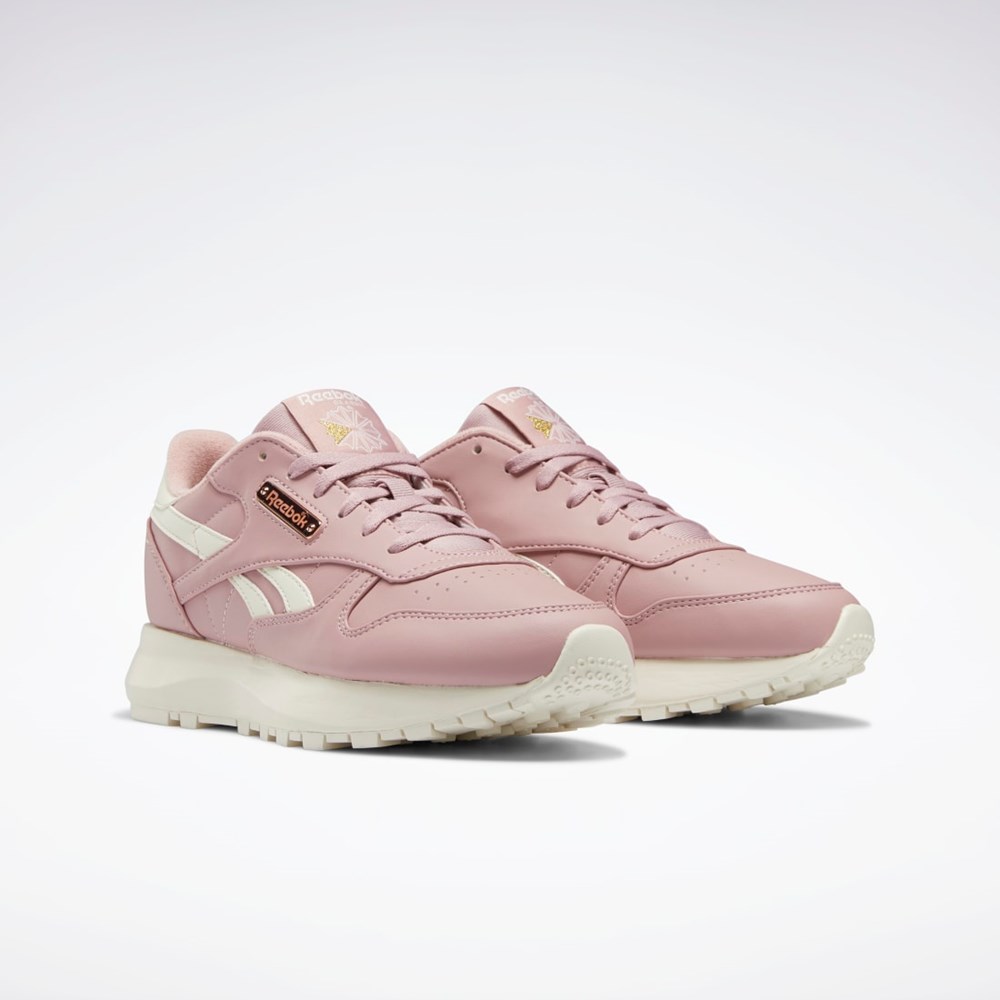 Reebok Classic Leather SP Shoes Rosa Rosa Vita | QJEUO-3069