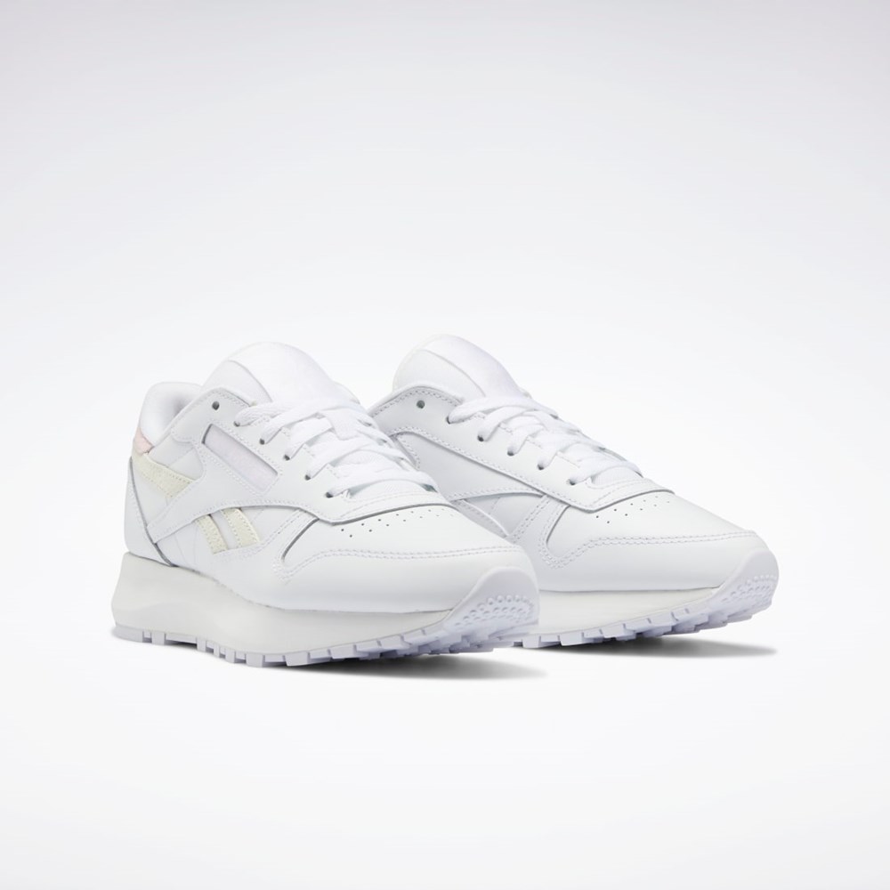 Reebok Classic Leather SP Shoes Vita Vita Rosa | PFSXZ-9382