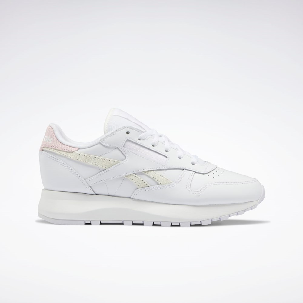 Reebok Classic Leather SP Shoes Vita Vita Rosa | PFSXZ-9382