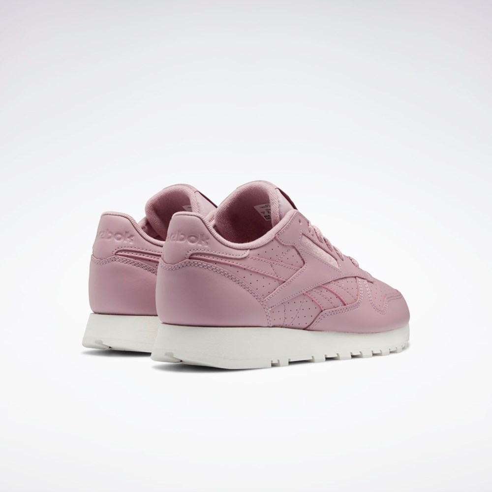 Reebok Classic Leather Shoes Infused Lilac / Infused Lilac / Chalk | UJQPA-4298