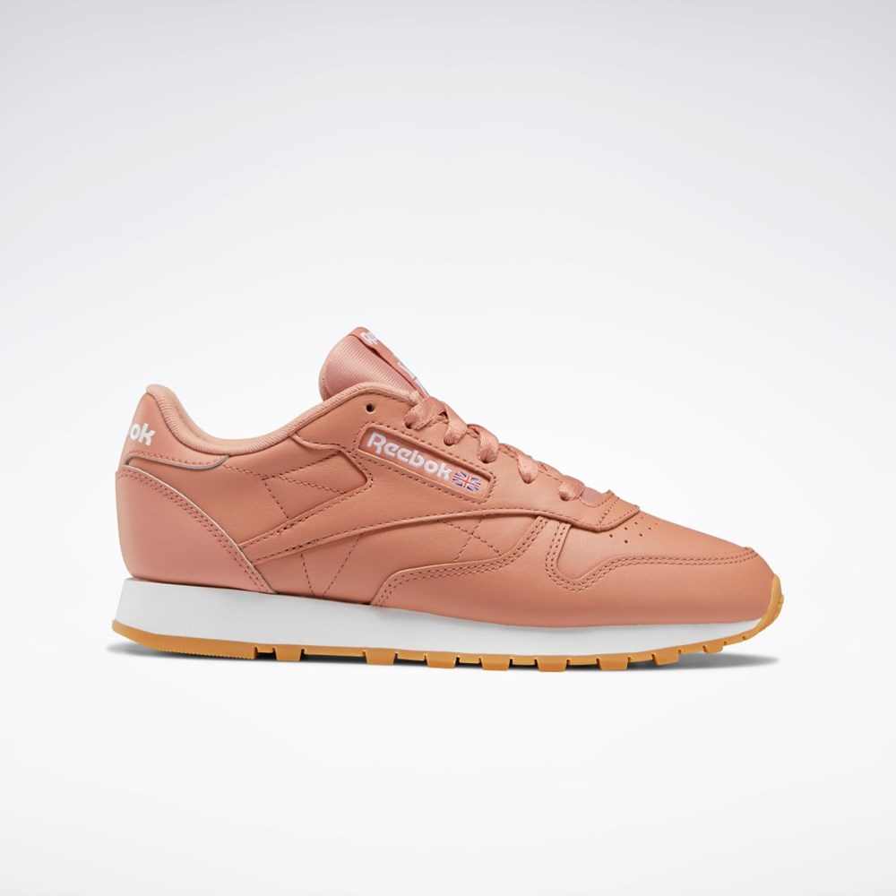 Reebok Classic Leather Shoes Korall Korall Vita | HUMWG-8136