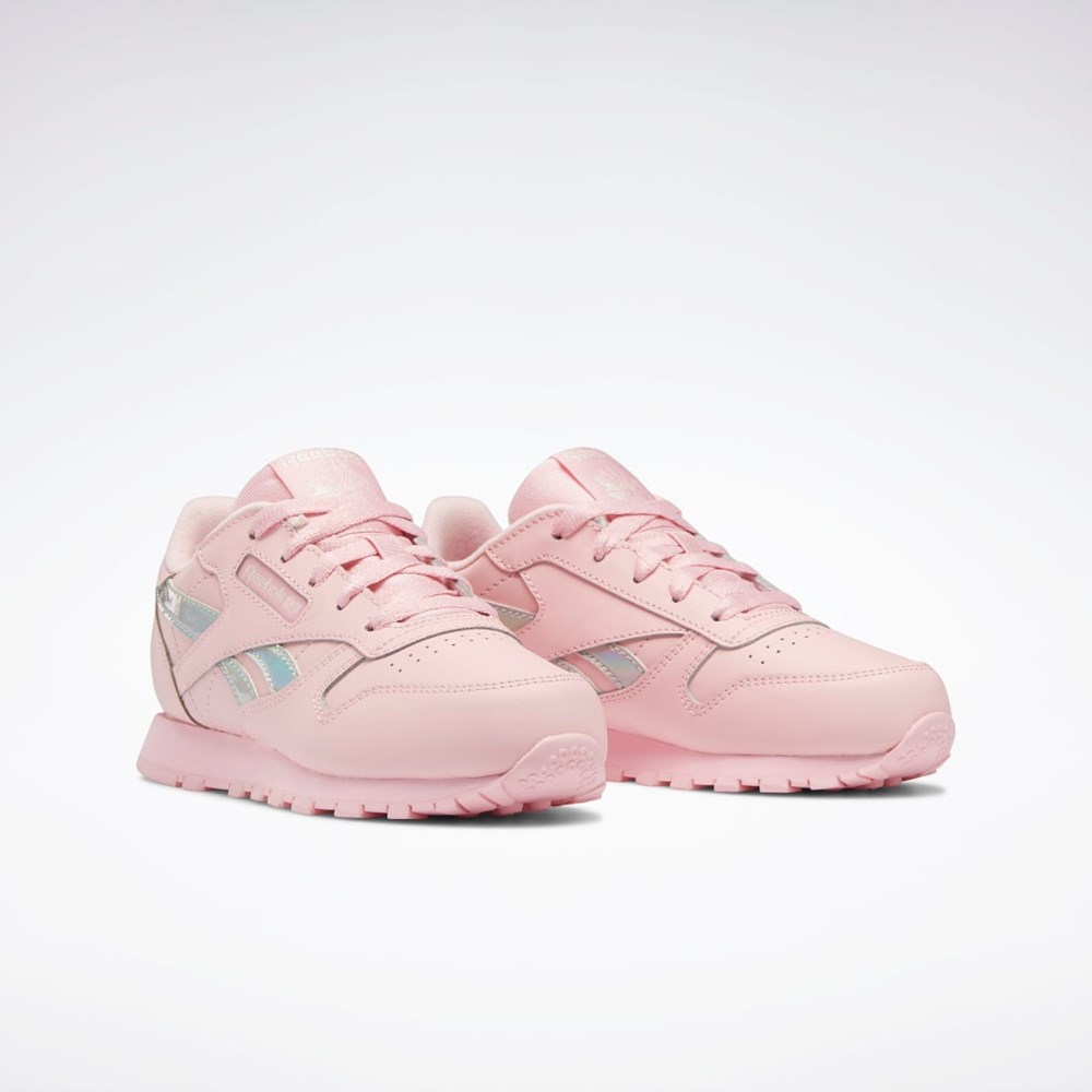 Reebok Classic Leather Shoes - Preschool Rosa Rosa Rosa | TRKQU-6359