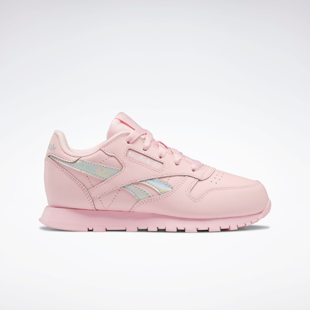 Reebok Classic Leather Shoes - Preschool Rosa Rosa Rosa | TRKQU-6359