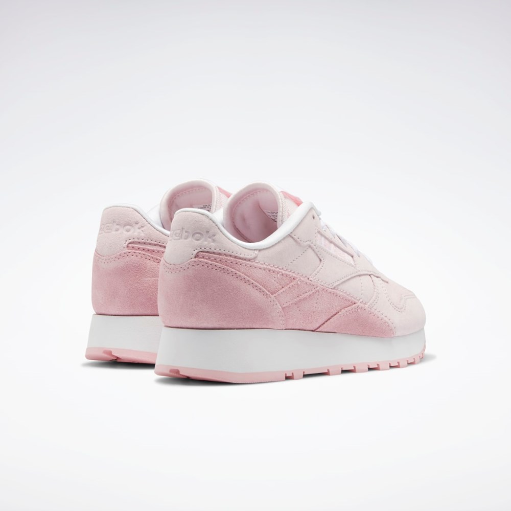 Reebok Classic Leather Shoes Rosa Rosa Vita | FUGMA-6325