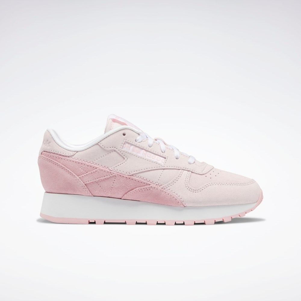 Reebok Classic Leather Shoes Rosa Rosa Vita | FUGMA-6325