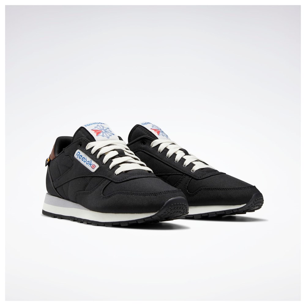 Reebok Classic Leather Shoes Svarta Bruna | CMOVZ-2615