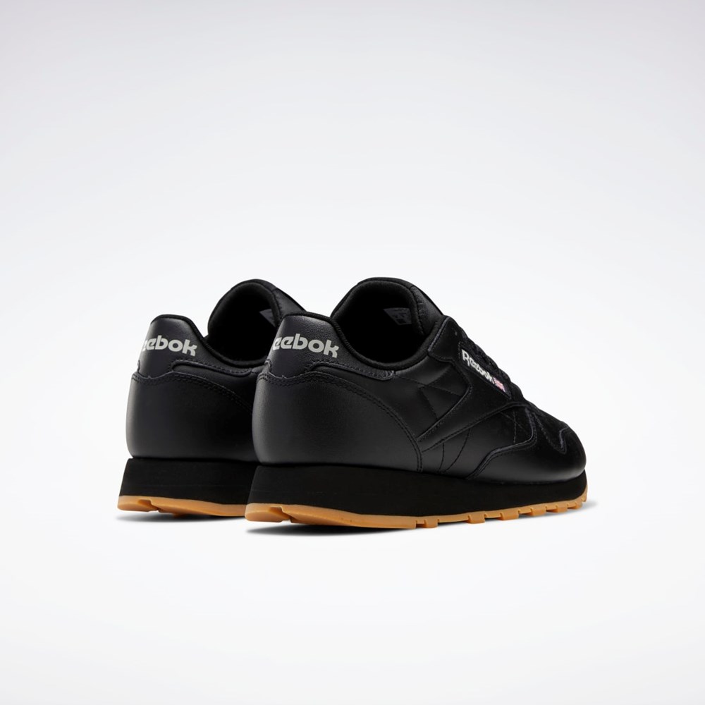 Reebok Classic Leather Shoes Svarta Grå | OCFYP-5149