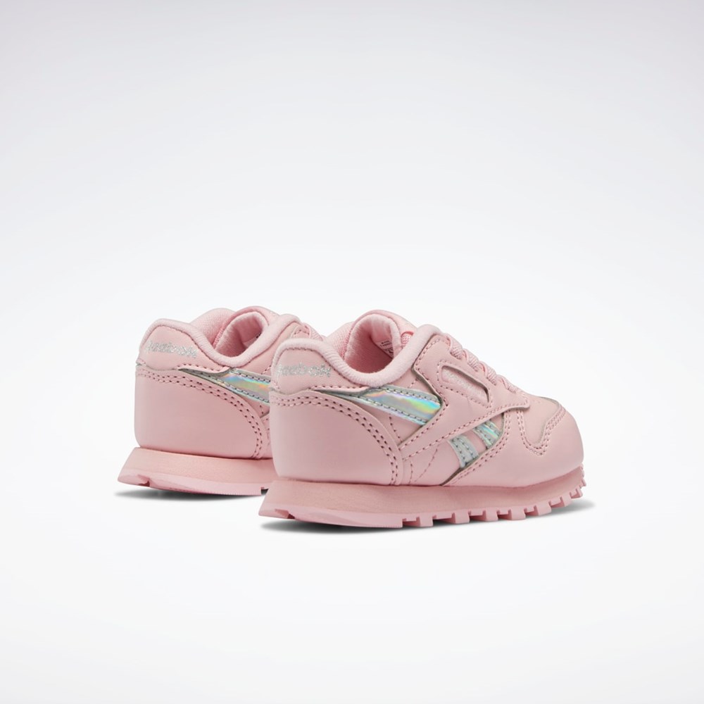 Reebok Classic Leather Shoes - Toddler Rosa Rosa Rosa | JETLZ-8713