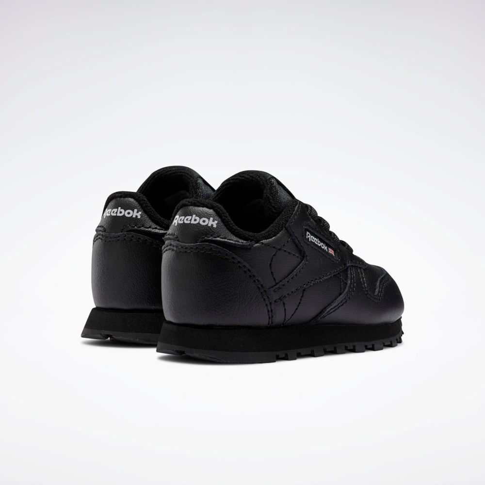 Reebok Classic Leather Shoes - Toddler Svarta Svarta Svarta | NQKPW-0516