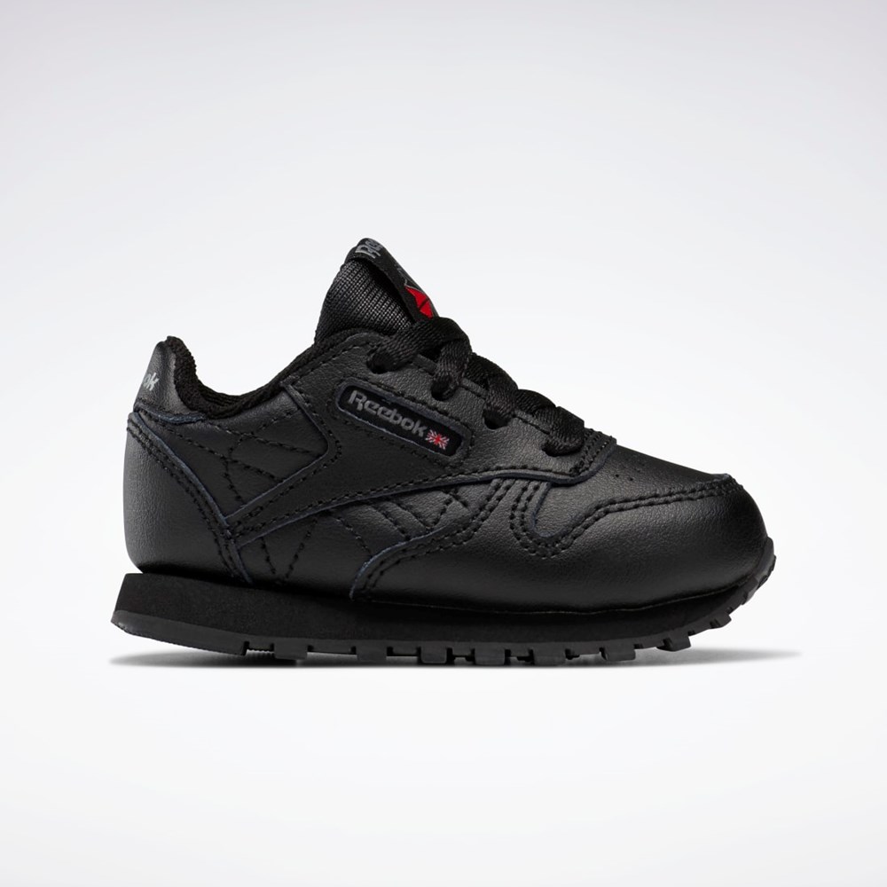 Reebok Classic Leather Shoes - Toddler Svarta | UPSAE-6429